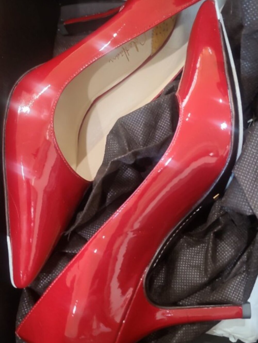Cole Haan Fiona High Air Pump – Claret Patent Red Heels – Size 9B